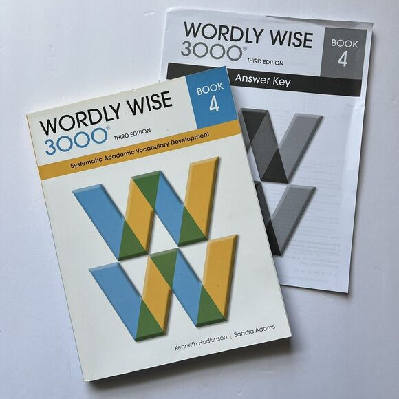 Wordly Wise 3000 Book 4 Systematic Academic Vocabulary Development Workbook - Picture 1 of 11